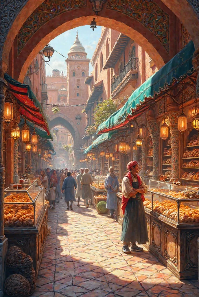 Dibba, I want to run shops. Morocco offers nuts and all kinds of chocolate and biscuits. Give me some design and I want to have a wonderful decoration to attract the neys