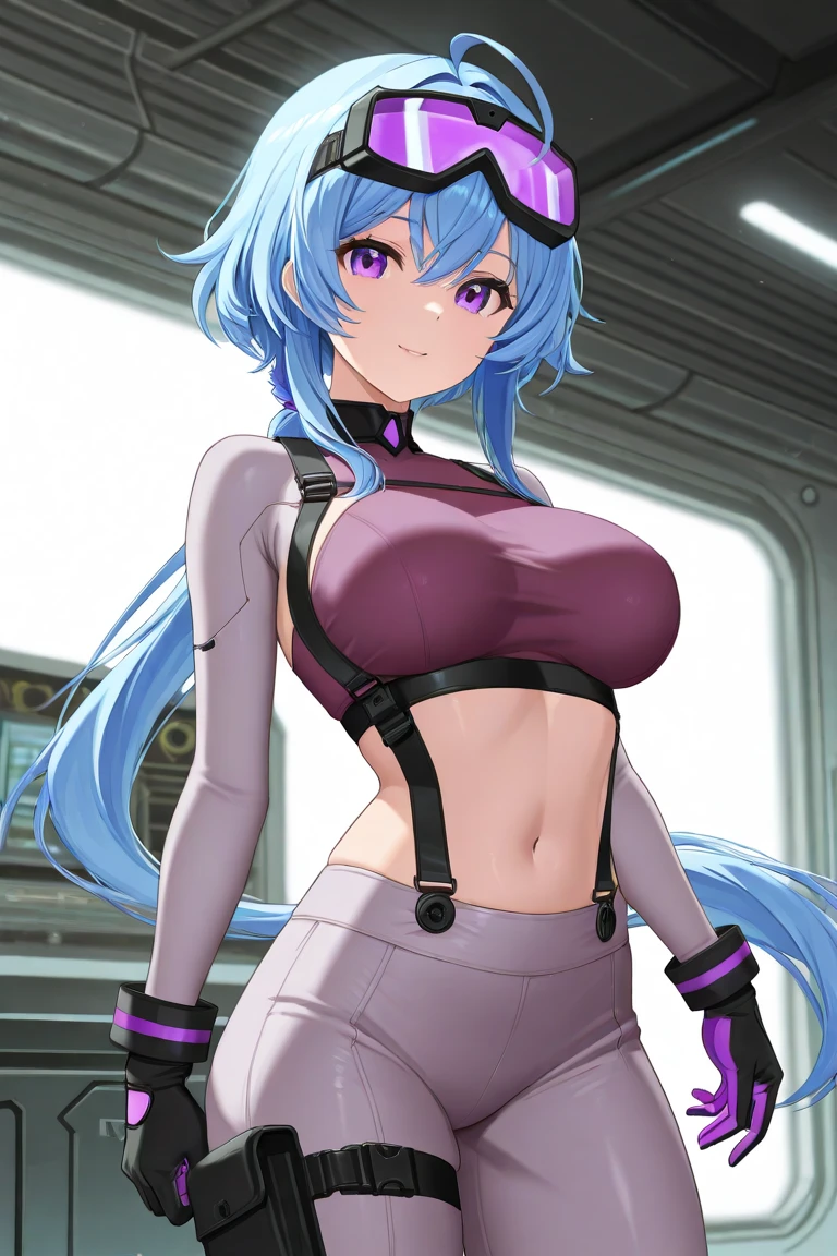 (best quality:1.1), (masterpiece:1.4), sketch, , upper body, depth of field, (watercolor illustration, soft pastel colors:1.1), , 1girl, solo, ange_synduality_noir, red hair, blue eyes, Long Straight hair, hair ornament, Big Breasts, slit Dress, smile, science fiction hard science fiction,