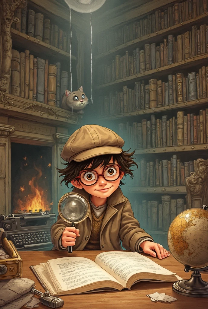 Images from the summary of the book Papelucho The Detective 