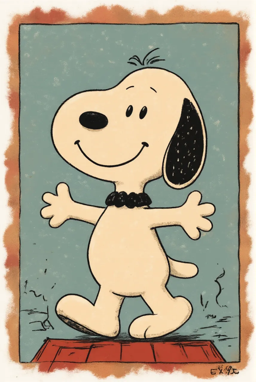 Snoopy’s Sleepwalk: A Vintage Cartoon Shuffle