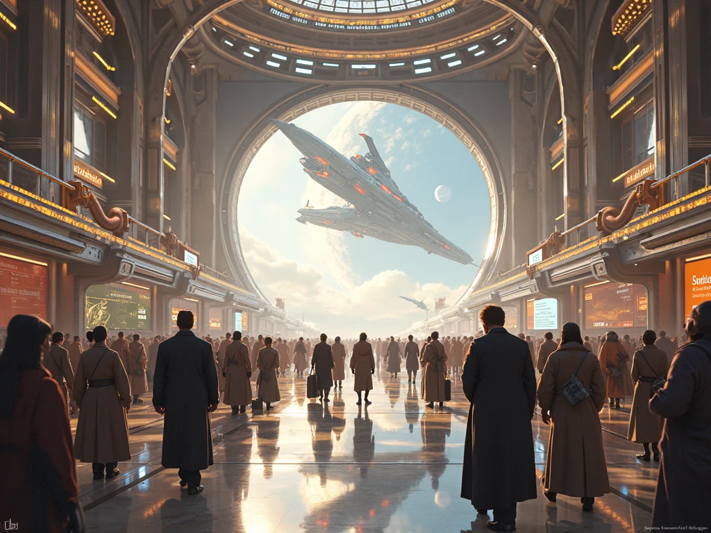 spaceport welcome lobby