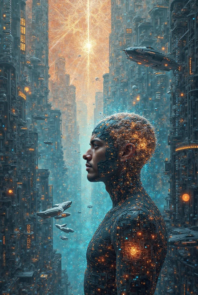 Image that explains how human beings are developing