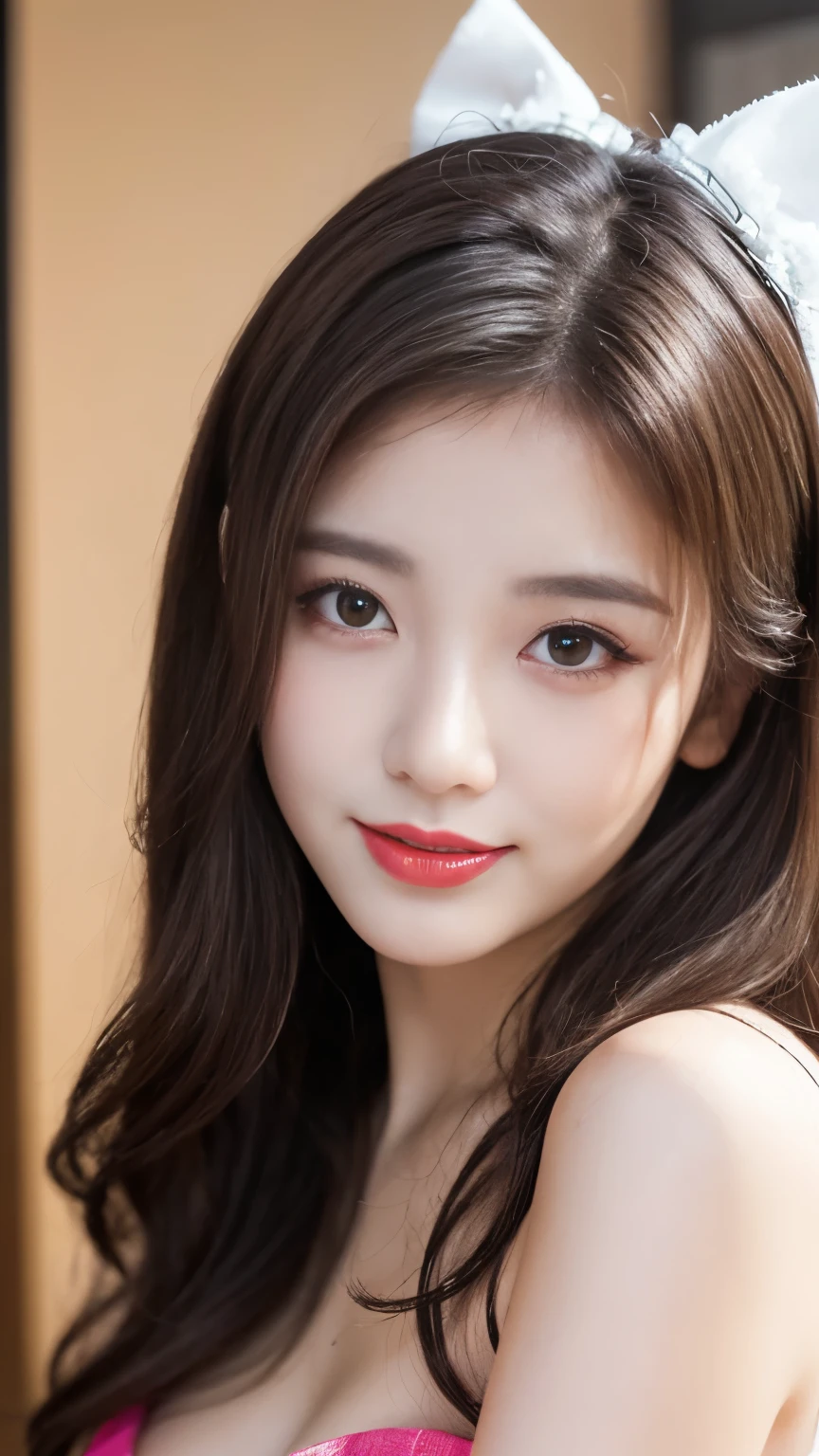 1girl, offshoulder, light smile, shiny skin
best quality, masterpiece, (photorealistic:1.4)