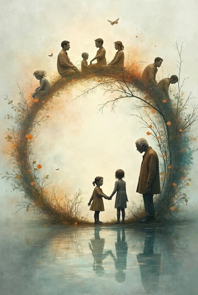 Image that explains how human beings develop throughout their lives, whether in intelligent emotions, among others.
