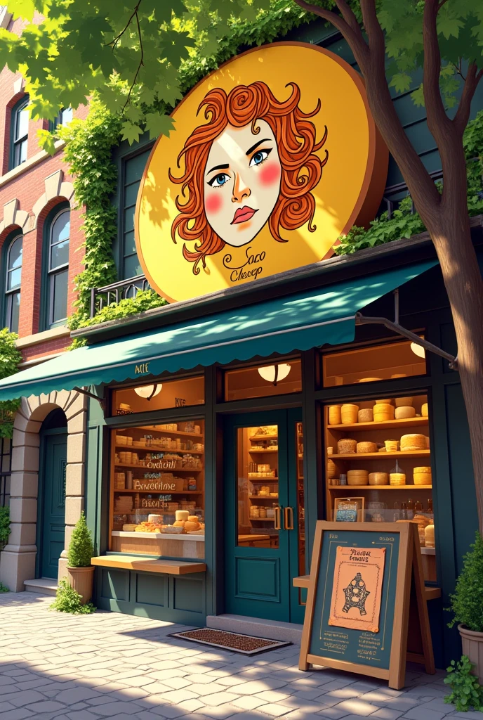 Roncesvalles cheese and cheese logo 
