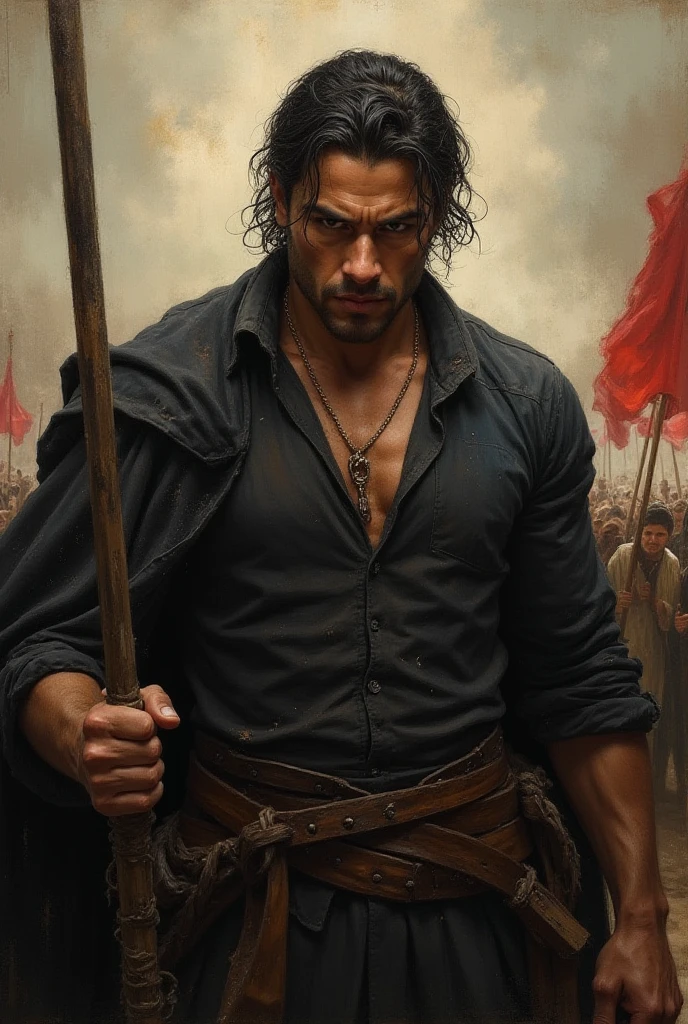 Horror-themed , chiaroscuro, masterpiece, (full body:1.8), a handsome 28 year old man (male:1.5) sits with lowered head exhausted and desperate on the rubble of a collapsed wall, messy hair, (detailed dirty skin:1.5), (detailed dirty face:1. 5), torn dirty skimpy medieval dress, (topless:1.5), (bare chest:1.5), with long flat boots to lace up, a post-apocalyptic medieval city with ruined towers in the background, dark clouds, (((seen from a distance))), grey yellow red color palette, epic, poster style by Luis Royo,
<lora:crying:2.5>, symmetric eyes, same color eyes . Eerie, unsettling, dark, spooky, suspenseful, grim, highly detailed