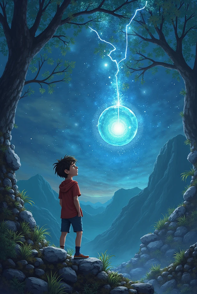 BOOK COVER BASED ON THIS STORY Lumnia: Where the Lights Whisper Secrets
Nestled in a valley where mountains seemed to embrace the sky, did Lumnia exist, a city woven with pure magic. Her buildings shone with an intrinsic light, the lanterns danced with small dancing flames and the air itself vibrated with mystical energy. Para eric, a twelve-year-old boy with an insatiable curiosity and an always messy lock of hair, Lumnia was not just their home, it was a universe to discover.
start: An Unexpected Gift?
On her twelfth birthday, eric recibió un regalo inusual de su abuela Elara, by an old woman with bright eyes and hands that seemed to know the secrets of the stars. it wasn't a toy or a book, but a small sphere of opaque glass.
"This is a 'Sleeping Luminary', eric," explained Elara with a mysterious smile. "Inside lies a small spark of the magic of Lumnia. Only those with a pure heart and an open mind can be awakened."
eric observó la esfera con fascinación. I didn't feel anything special holding it, but the promise of magic filled him with emotion. His friends, Lila and Mateo, they arrived soon after, anxious to see their gifts.
"go? What is that?" asked Lila, a girl with brown hair and lively eyes, pointing to the sphere.
"My grandmother says it's magic," respondió eric, shrugging her shoulders with a mixture of doubt and hope.
Mateo, always the skeptic from the group, raised an eyebrow. "Magic really? Like the one with the light enchantments in the Plaza Mayor?"
"That's what my grandmother says," insistió eric, although inside a small voice doubted.
: The Awakening of Light and Mystery
For the next few days, eric llevó el Luminario a todas partes, trying to feel something,  anything. One afternoon, while reading an old Lumnia legend book under the Great Luminescent Tree in central park, felt a slight heat emanating from the sphere. surprised, He lifted her . A soft light began 