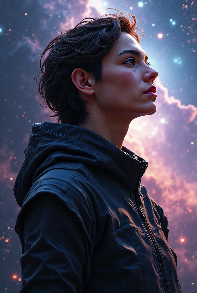 Please create me a picture of the character Rafayel from Love and deepspace