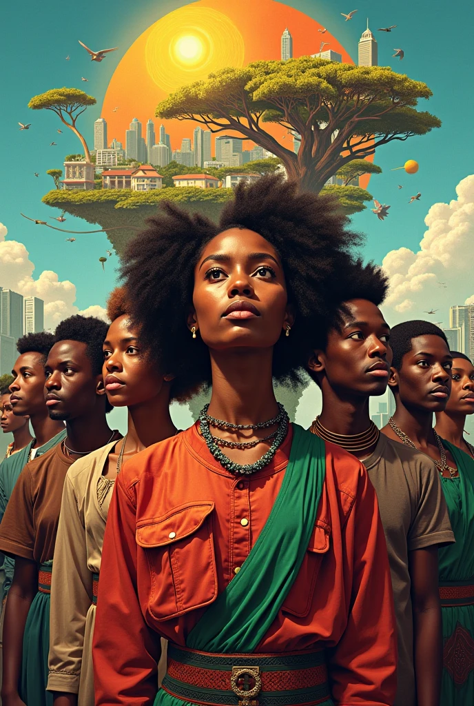 une image montrant le capital humain de l'afrique