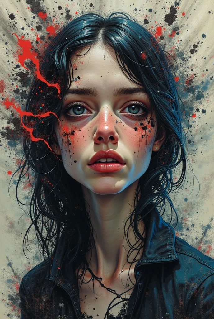 Alberto seveso art, dancing sillhouette, water ink, red ink water, ink cloud, alberto seveso art, loose painting style, intricate detail, cinematic lighting, octane render, 8k render, volumetric lighting