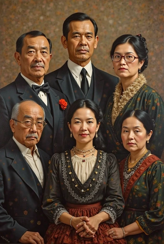 make me creative family three with picture of jose rizal from his great grandparents on both his fathers (francisco Mercado), mothers (Teodora Alonso) sides