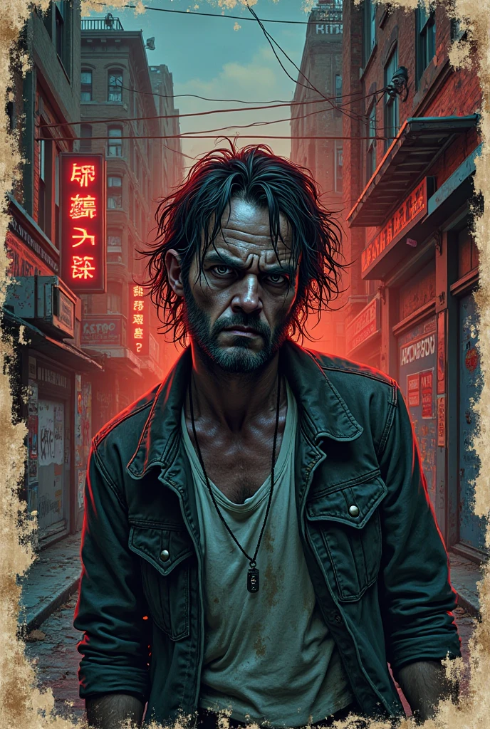 make it look like punk rock album cover of regrets and wanting to fix it but you cant anymore