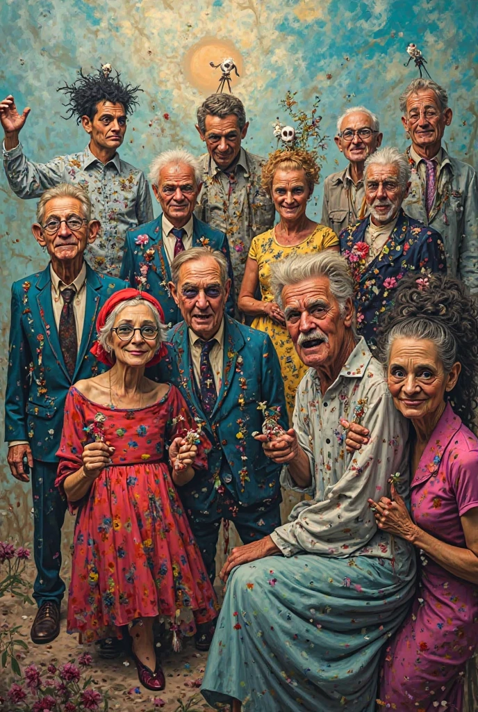 words over a lot of nude only very young girls and old man with (dick:1.2) having fun, by milo manara, by geof darrow