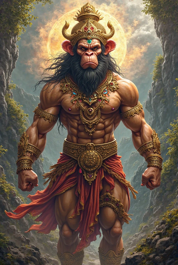 Lord Hanuman only monkey face mix 