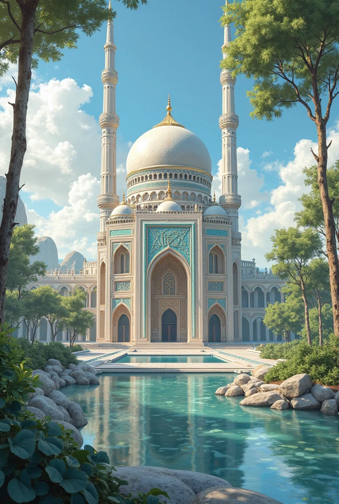 Mosque photo without human