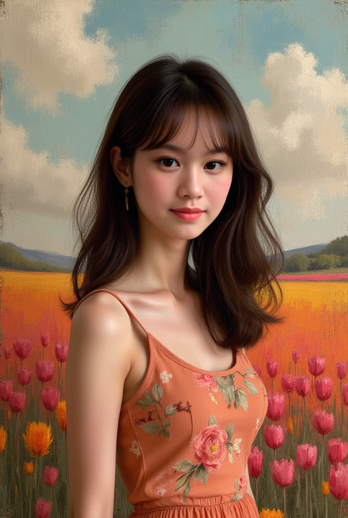 Cartoon, 3D, artistic, beautiful woman, painting, coloring grading, high quality, 8K