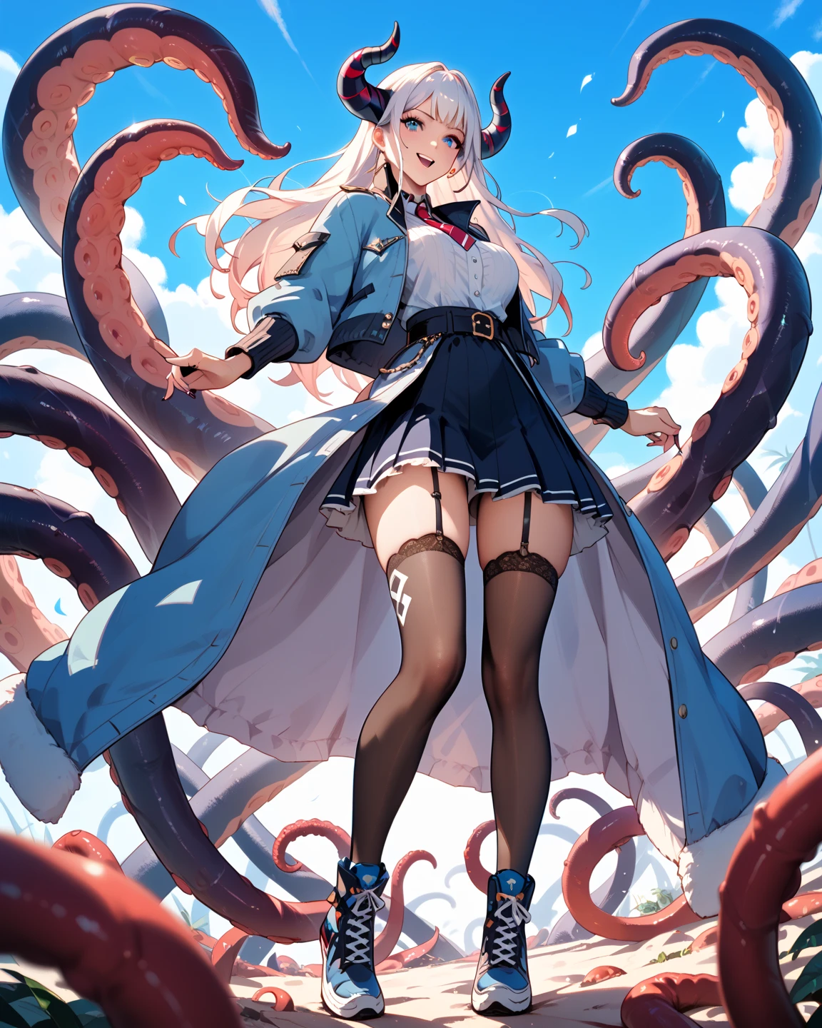 masterpiece,Highest quality,Very detailed,figure,Tentacles,Oral penetration,Tentacles,Vomit,cry,
