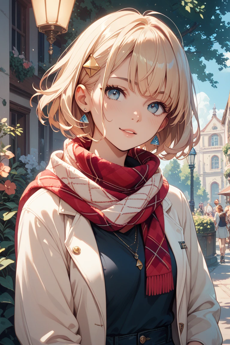 triangle scarf illustration god々Realistically