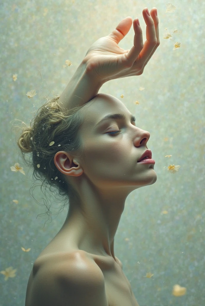 can you make the second picture pointing on the head like the first one