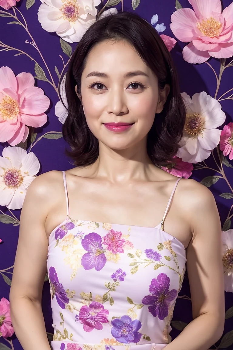 top-quality, masterpiece, hight resolution, Original, highly detailed wallpaper, Viewer's Perspective, Solo, portlate, (A MILF), 70yo, Mature Woman Body Set, Exposing breasts, showing teeth, Staring at this, Floral background, lace thin bra, areola showing through, teats see through, undergarment, (Mature), Natural wrinkles, ultra-realistic, Natural skin, Natural hair color, {{cum on facial}}, cum on chest,