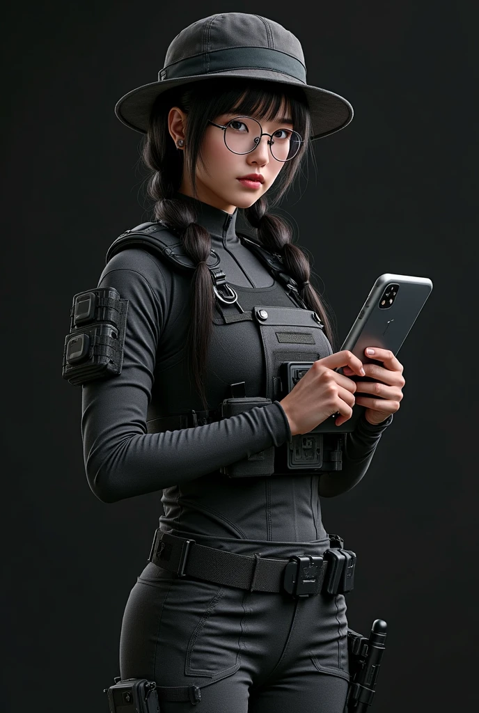 I want an image of a super technological robbery