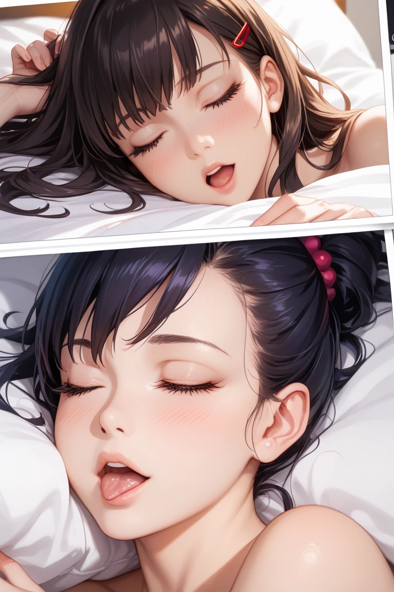 (((Two men and one woman having ))),((Dorsal position)),Perfect Anatomy,Full Body Shot,From the side perspective nudowsing Caution,cute,like facial,Bukkakeb,Intrus blushing,Drooling from a girl'mouth,Expressions of Ecstasy,It's big.he side,Wet,Sweat,Semen overflowing,Excessive throat,Crying face,tears,DroThe whole body is visible,Red ribbon around neck,Beautiful body lines,A woman licking a penis with her tongue sticking out,((Two mene is one person.)),Well shaped penis,facial,Sperm on face,ペニスは男性のbodyの下部に生えますy.,the many is visible,Sttering semen