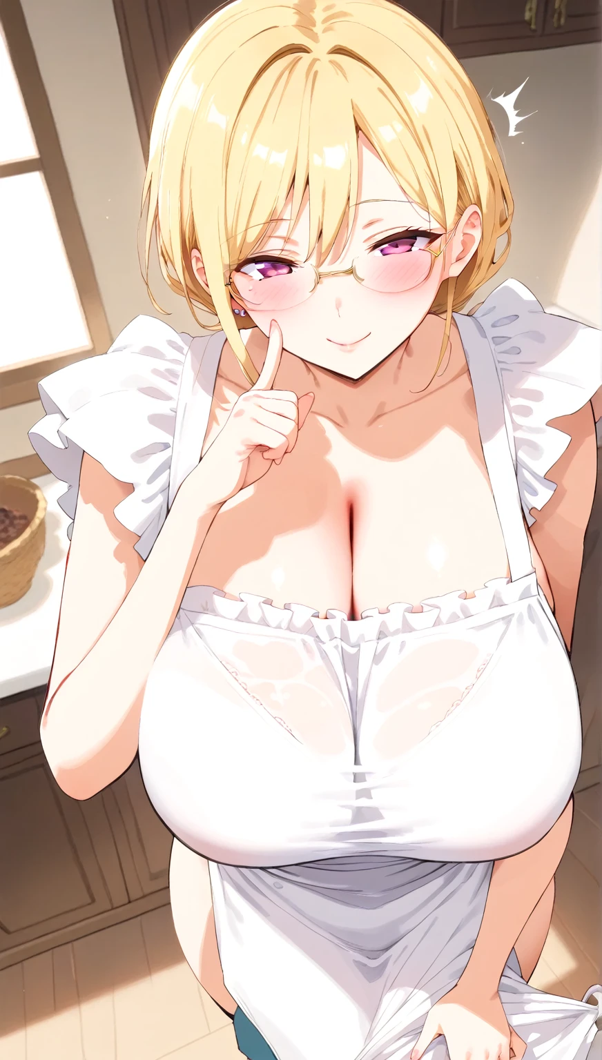 Hentai、High resolution、Gentle smile、Inubashiri Momiji、Magazine cover style、A bride with glasses and huge  and a plump figure makes a sex appeal、Perfect proportions、Cowboy Shot、Very big 、Big areola、Fatty legs、Sweaty、Clear eyes、Showing off pussy