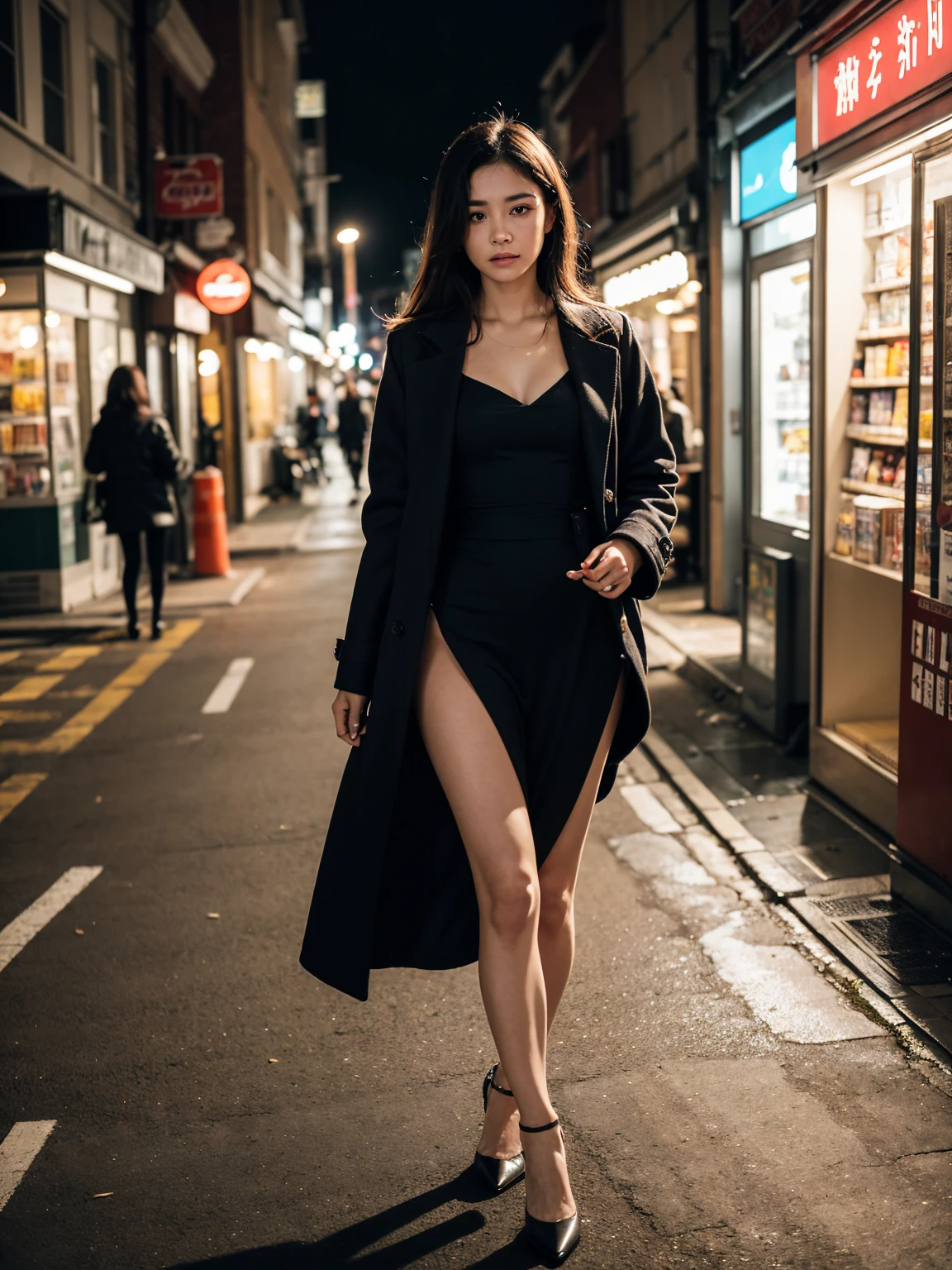 [Beautiful girl in the city with interesting modern outfit], (full body:1.4) with detailed skin (highly detailed), dramatic pose, interesting composition, natural illumination, rich shadows, shallow depth of field, realistic bokeh, exquisite details, high-resolution, 35mm film, timeless elegance, 35mm photography, natural blurry, (HIGH-RESOLUTION RAW photo), (realistic, hyper-realistic:1.3), pristine, intricately detailed, flamboyant masterpiece, ultra- high definition, high resolution, (impeccable shadow), <lora:FilmVelvia2:1>, <lora:more_details:1>