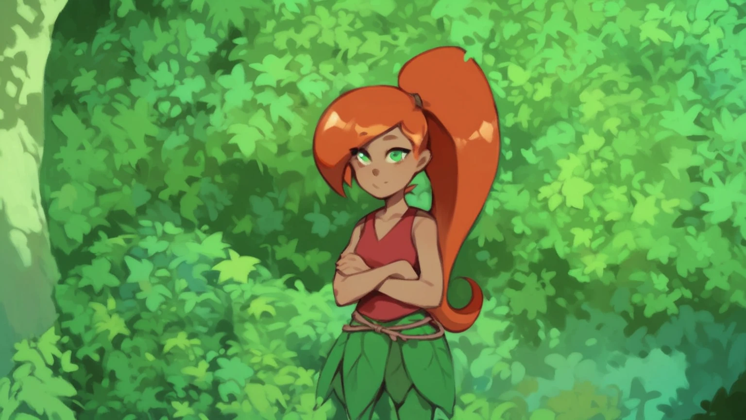 Tall slender modest shy serious pretty girl of 17 years old with long copper-red hair, with brown eyes, with beautiful small breasts, with hidden masochistic tendencies, in strict , full-length, maximum detail, absolute photorealism