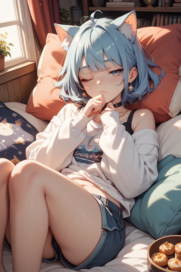 sleepy cat