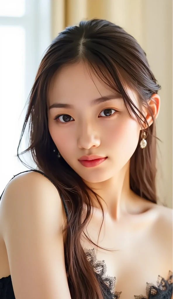 (masterpiece, top quality:1.2), 1 girl, solo、erotic、see through