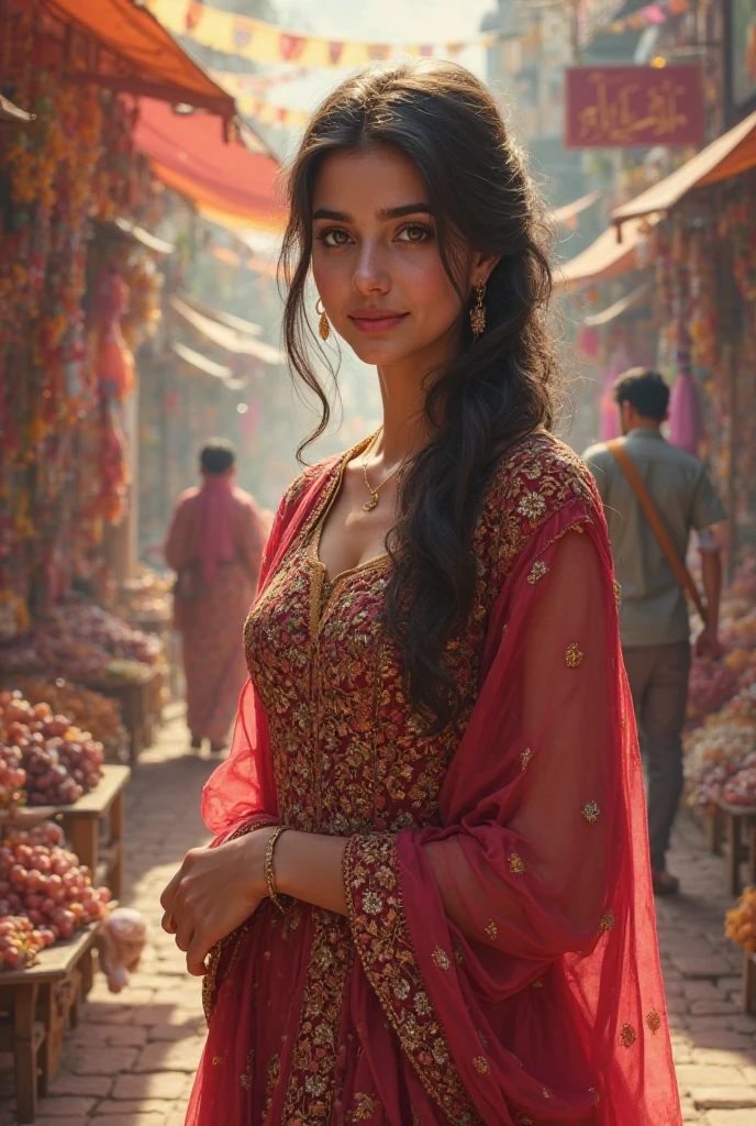 Ayesha urdu in shoping center salwar kameez