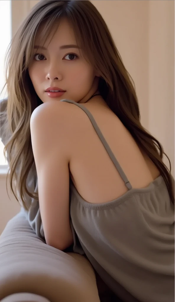 lips slightly open
