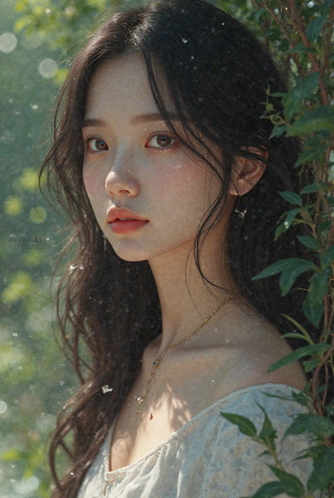 (extremely detaild的 CG unified 8k wallpapers),(tmasterpiece), (Best quality at best), (ultra - detailed), (Most Best Illustration),(The best shadow), (Extremely Delicately Beautiful), dynamic angle, floating, finely detailled, (full bloom), (shine), Twinkling stars, (classic·,������Illustration������,������������������������������������������������� ��,������������������������������������������������� ��������������������,pretty  face, exceedingly_The beautiful_Detailed pubic hair_Japanese cartoon_the face,Beautiful Meticulous Girl, (organic dress with rich details),capes,optic_Green_the hair,extremely_long_the hair,small_,Extremely delicate and beautiful girl,美丽细致的眼睛,ldisheveled hair,shadowy mist, thin fog, ������Forest����,feater,naturey,(rays of sunshine), wonderland,
