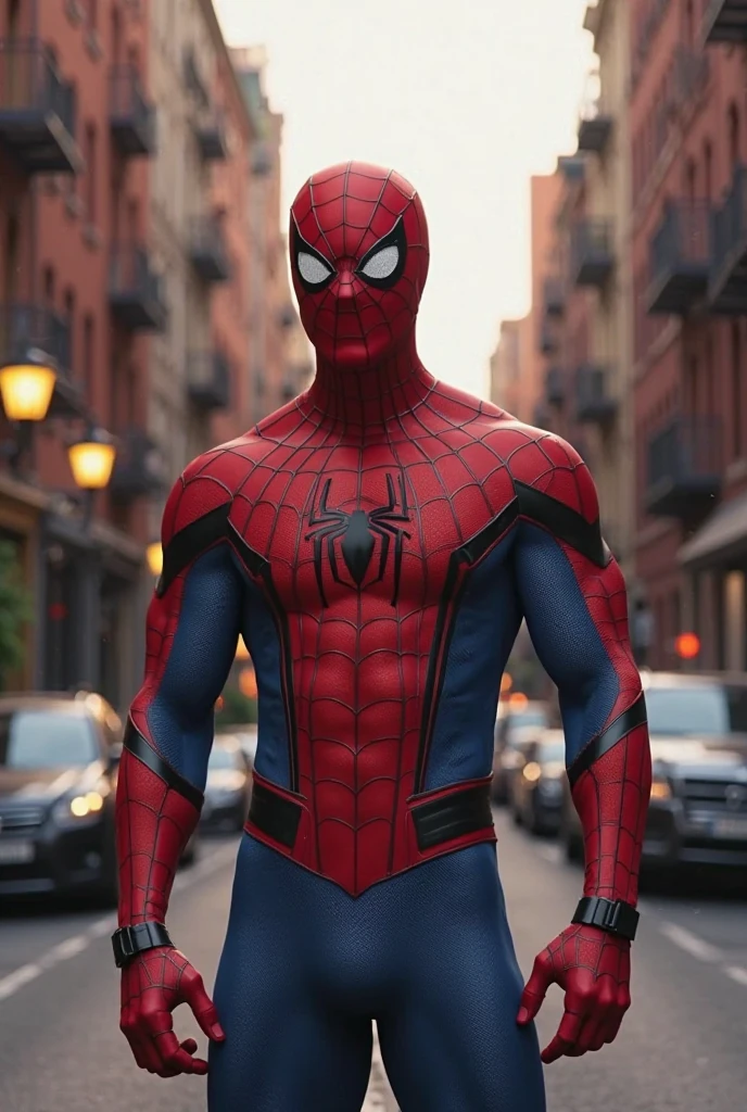 video of naked spiderman with his dick out masturbating