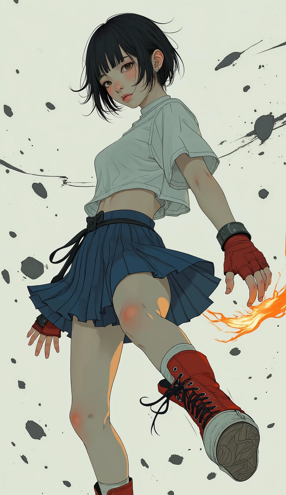 :: comix style ryuko hikari ::2.9 style :: concept art, smooth, sharp focus, illustration, , character sheet, lightningwave, beautiful style::style jkenneth rocafort ::2.9 (masterpiece:1.2, best quality), (finely detailed beautiful eyes: 1.2), ((1girl jada sezer beautiful woman )), ((solo)), (red eyes:1.4), (finely detailed eyes and detailed face:1.3),), (with jeans and a white t-shirt or dress:1.3), (beautiful and clear background:1.2), (extremely detailed cg, ultra-detailed, best shadow:1.1), ((depth of field)), ((watercolor)), large breasts, bare shoulders, flowers and petals, beautiful concept illustration , (white background:0.5), (illustration :1.1), (extremely fine and beautiful:1.1), (perfect details:1.1),::yoji shinkawa style ::2.0 illustration style,tatoon style,ferocious bear ultra detailed, (beautiful and clear background:1.2),, fantastic paintings ,graffit style, perfection, dynamic, highly detailed, watercolor painting, artstation, concept art, smooth, sharp focus, illustration, character sheet, artstation, concept art, smooth, sharp focus, illustration, art by kim jung gi,, artgerm, carne griffiths and wadim kashin ,, lightningwave, watercolor painting ,paint dripping by tim okamura, victor nizovtsev, greg rutkowski, noah bradley. trending on artstation, 8k, masterpiece, graffiti paint, fine detail, full of color, intricate detail, golden ratio illustration,monochromatic green background, masterpiece, best quality, high quality, highres, best quality, high resolution fix, bright amazing lighting, detail enhancement, best quality, high quality, highres, detail enhancement, best quality, high quality, 8k