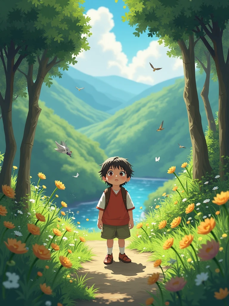 I want to pass this Ghibli-style image