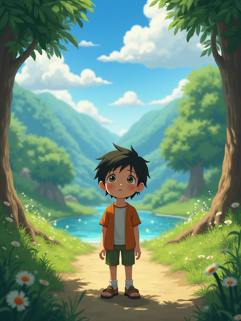 I want to pass this Ghibli-style image