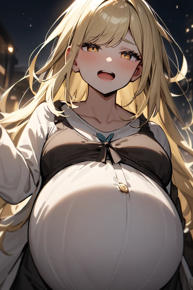 (SLE, mksks style, detailed background:1.1), (man, female :1.3), mature, female, man((black skin)), fancy 드레스, long hair, blond hair, beautiful hair, eye 위의 머리카락, yellow_eye, voluptuous body, ((pain, moaning, sexual harassment)), career woman, ((exposing voluptuous breasts)),((I can see your whole body..)) head tilt,whole body, volumetric lighting, (outdoor:1.3), Rainy city, fancy, sweat, Warmth((pregnant mating))