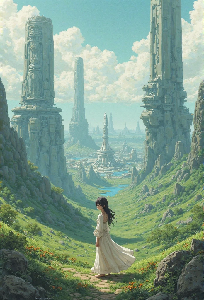 In the Nausicaä style of the Valley of the Wind