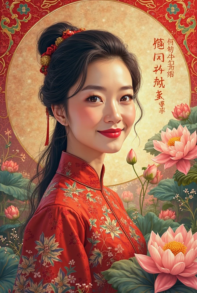 Create a banner for admission information about Le Thi Rien's career in Vietnamese 