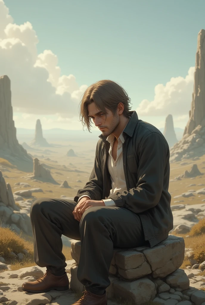 A nowhere man sitting in his nowhere land