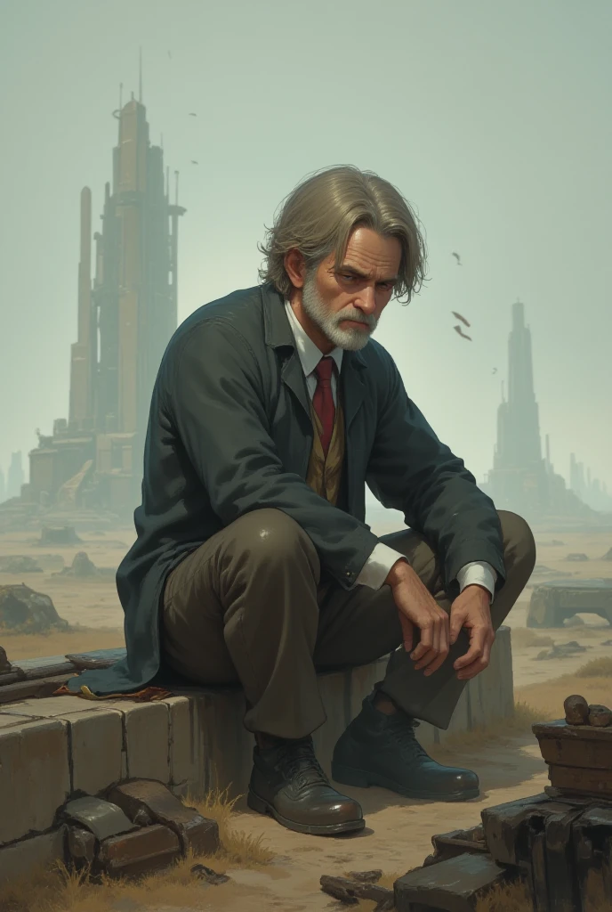 A nowhere man sitting in his nowhere land