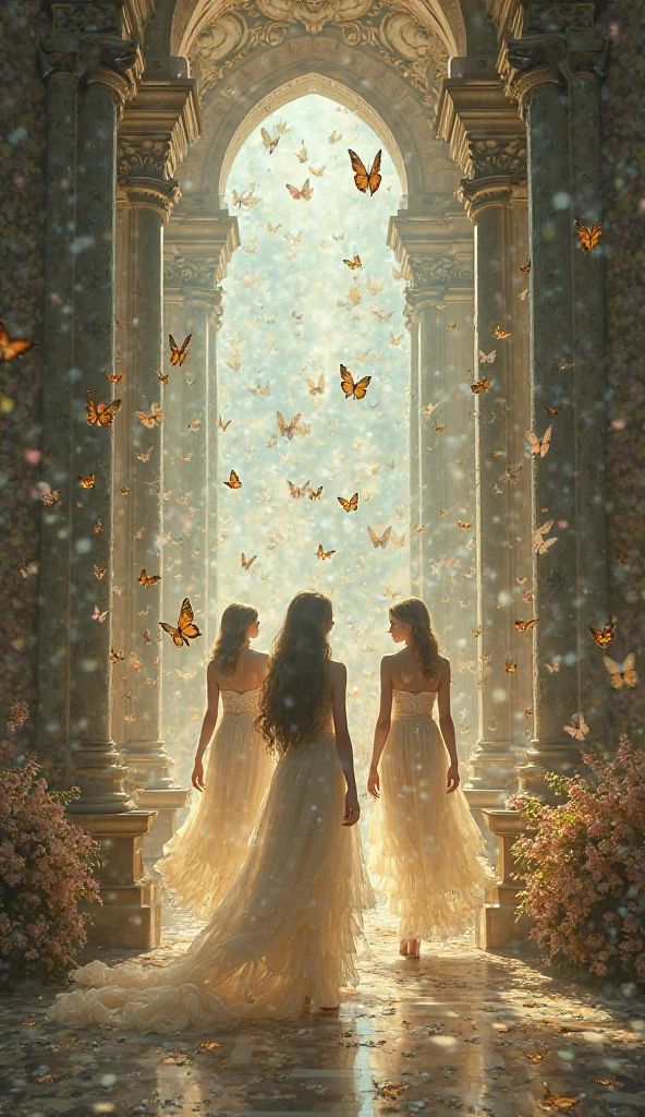  mahal महल मुक्त करते ही mahal ke bahar three women butterfly pariyon तीन परियों ने प्रवेश किया 