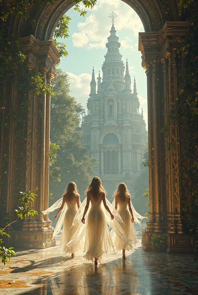 Mahal महल मुक्त करते ही three women pariyon तीन परियों ने प्रवेश किया। Mahal ke bahar 