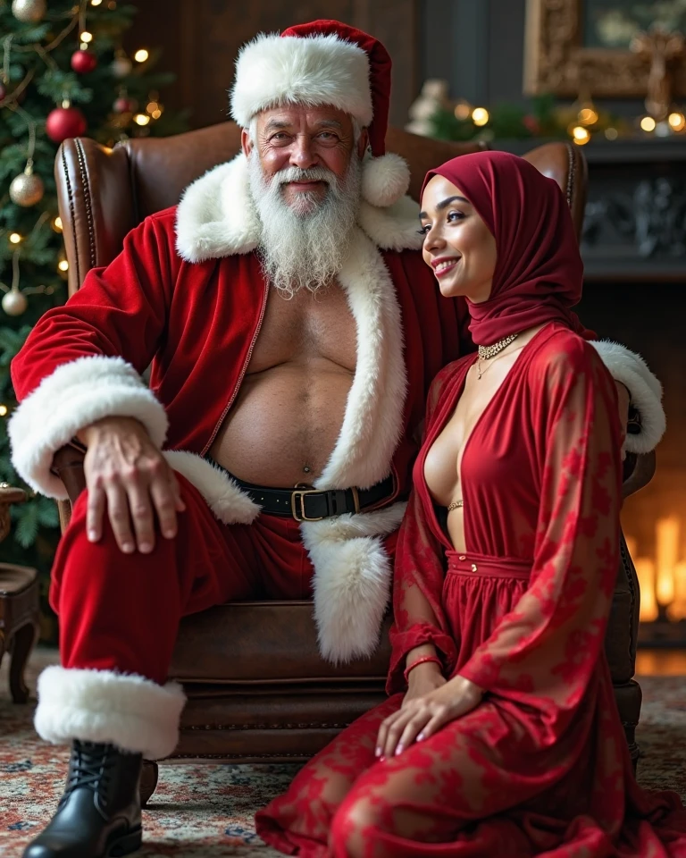(masterpiece), best quality, ((2 old man in a blue suit stands beside)) (((nude naked nude naked young teen girl who has a smile and holds a wrapped present))) and has a conical party hat and short hair and has medium breast and nipple and vagina and earring and necklace and wristwatch ,classroom setting, balloons, colorful balloons, presents, wrapped presents, wrapped gift, birthday card,