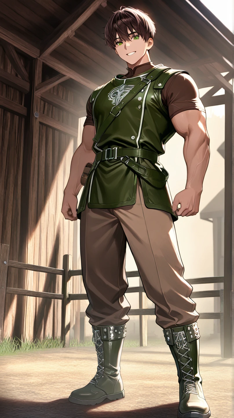 (masterpiece,best quality,absurdres,beautiful,aesthetic,detailed),sunlight, garden,1boy,serious,edgYSD,solid snake wearing a yellow sundress,headband,gloves,facial hair <lora:edgChamYellowSundress:1> <lora:solidsnake-nvwls-v3:0.7>