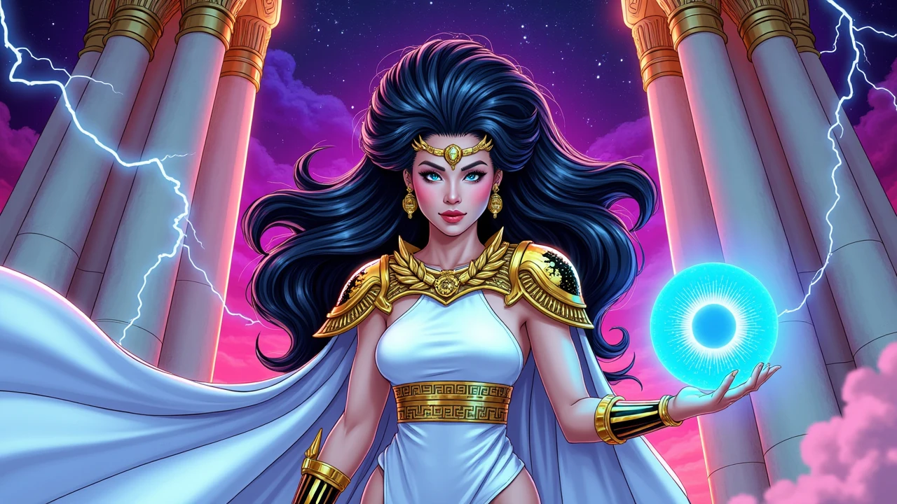 (masterpiece, top quality, best quality, official art, beautiful and aesthetic:1.2), (1girl:1.3), dark blue hair in braid, extremely detailed, portrait, looking at viewer, solo, (full body:0.6), detailed background, close up, (cool science fiction space theme:1.1), ((((blue skin)))), extremely busty sorceress, charlatan, mysterious, casting spells in space, four arms, revealing white robe, white dress, see-through, fingerless gloves, long gloves, glowing magical energy, blindfold, elaborate headdress, golden ceremonial headdress, sheer white fabric, elegant robes, skirts, streamers, cowl, cape, sandals, bracers, ((((gigantic breasts, cleavage, skindentation)))), slim waist, slim hips, long legs, athletic, SPACE, futuristic moon, (space exterior:1.1) background, dark mysterious lighting, shadows, magical atmosphere, dutch angle