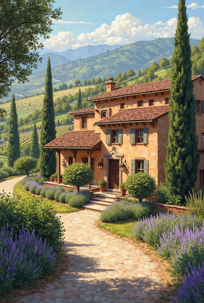 Tuscan farmhouse 