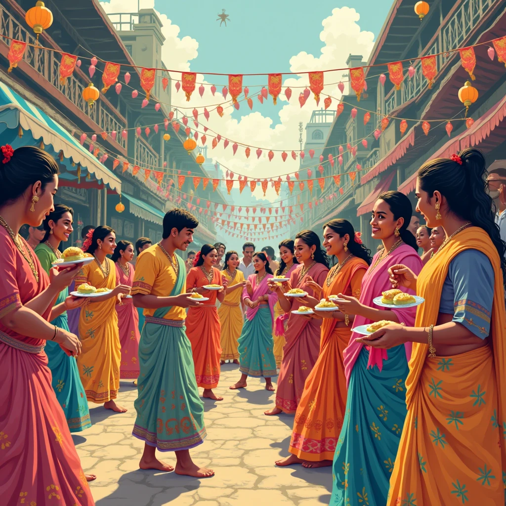 Shuvo Noboborsho Bengali Pohela Boishakh Vector Illustration